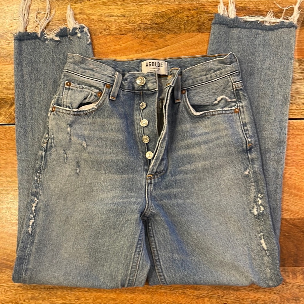 AGOLDE High Rise Crop 24